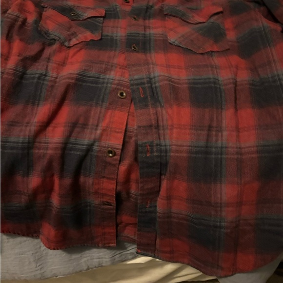 WRANGLER BUTTON FRONT WESTERN SHIRT Men's Size M Red/Black NWOT - Picture 11 of 11